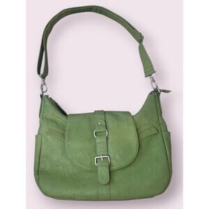 Kelly Moore Green Hobo Camera Shoulder Bag – Water Resistant – EUC